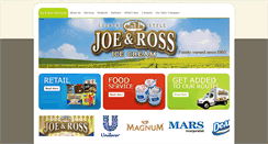 Desktop Screenshot of joeandrossicecream.com